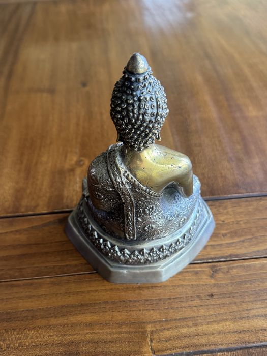 Estatueta Buddha Theravada em Bronze original da Tailândia