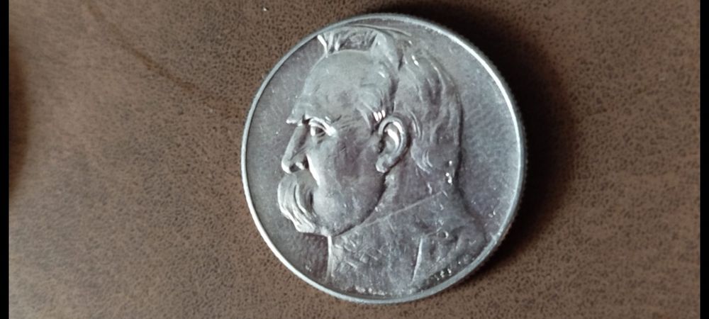 Zestaw 3 srebrnych monet Piłsudski • 10/35 • 5/34 • 2/34