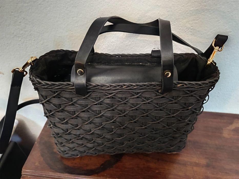 Bolsa de palha da Zara