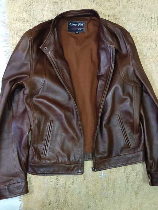 Кожаная куртка Flora Piel Италия натуральная кожа 48-50 размер