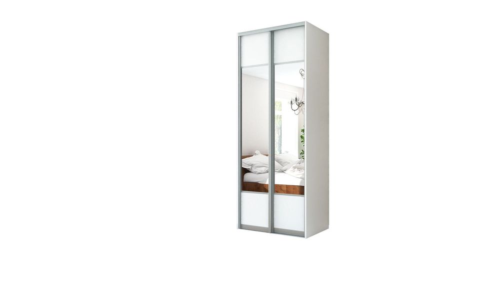 Drzwi przesuwne do szafy wnękowej na wymiar wys. do 265, szer 80-100