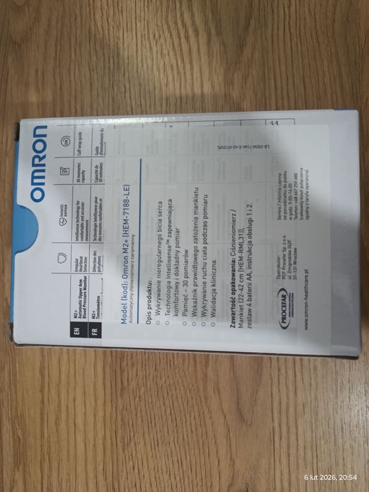 Nowy ciśnieniomierz Omron M2+