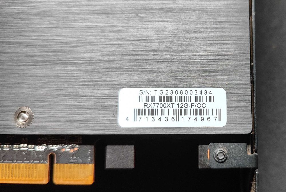 Placa gráfica PowerColor AMD 7700XT 12GB