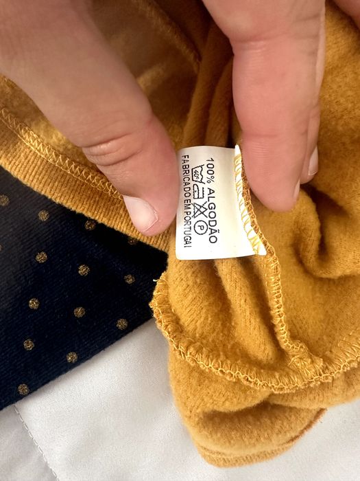 Fato Bebé Camisola Amarela + Calças Azuis 3M NOVO