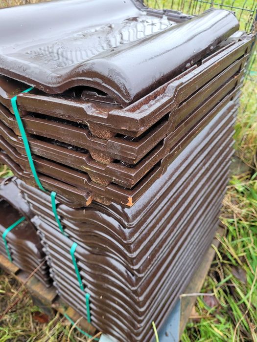 Dachówka Alegra 9 ciemnobrązowa angoba szlachetna