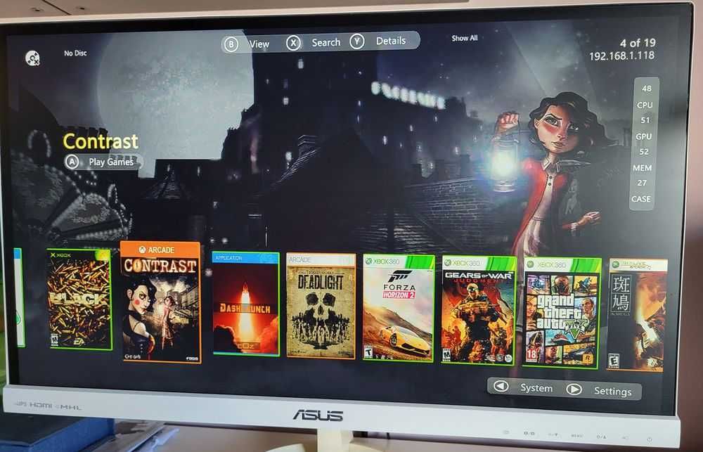 HDD disco rigido para Xbox 360 FAT