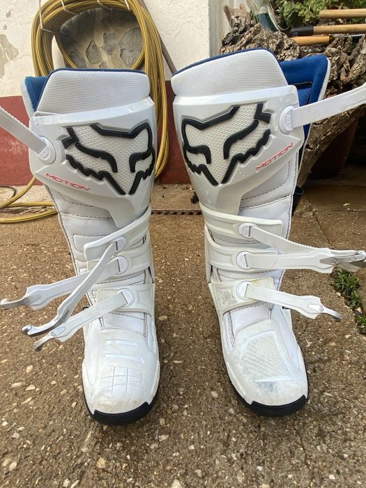 Vendo Botas FOX Motion White 2023 em estado impecável