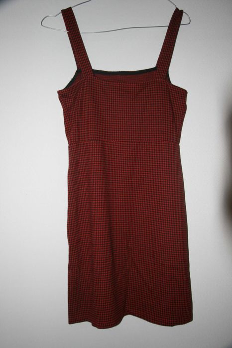 Vestido Xadrez Pull&Bear