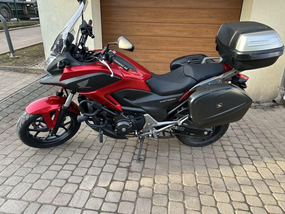 Honda nc750x  kufry honda, wydech dominator