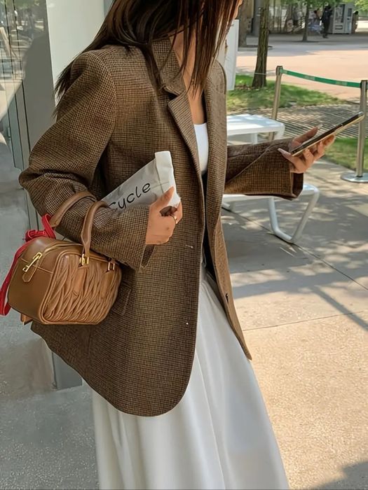 Жіночий прямий  піджак р. S-М