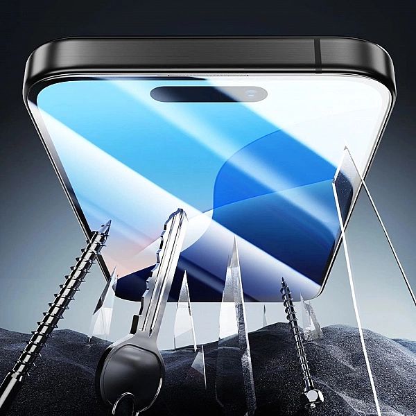 Szkło hartowane ESR Armorite na iPhone 16 Pro Max - z czarną ramką