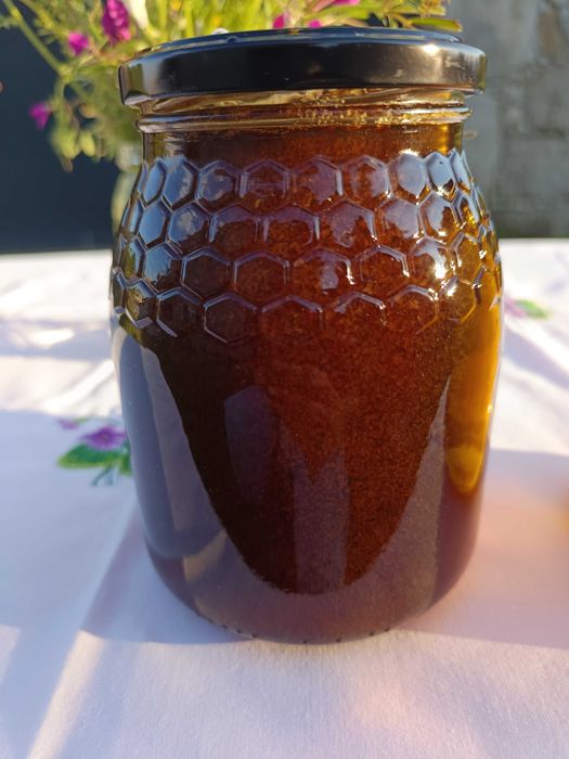 Mel de montanha multifloral, com predominância de castanheiro