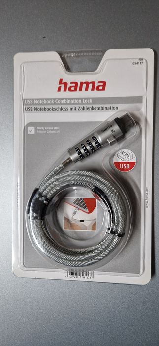 Hama - Usb Combination Lock For Laptops And Notebooks