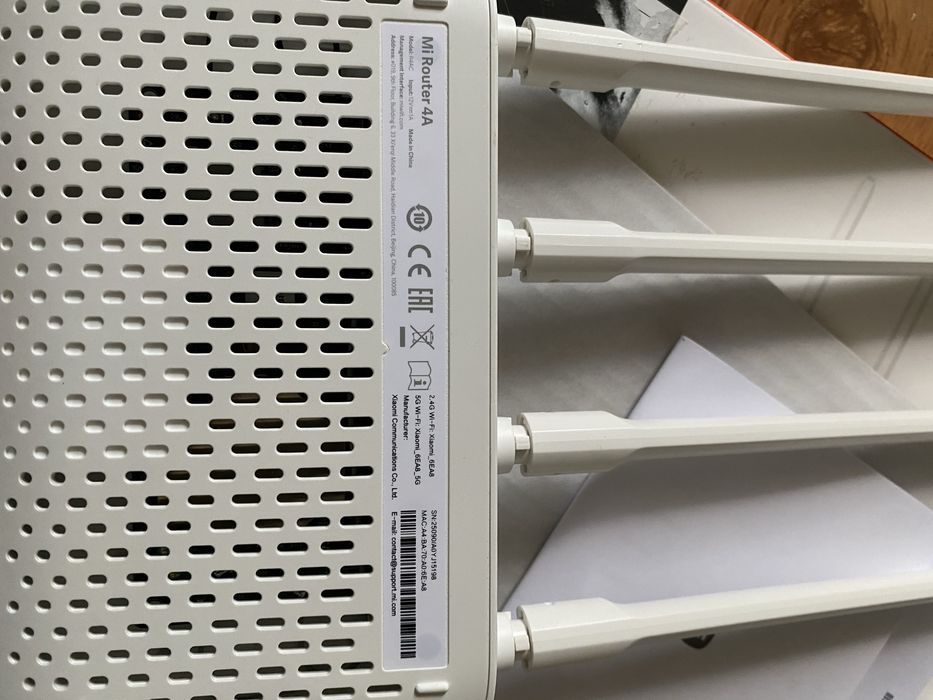 Mi Router 4A wiFi роутер 5 Мгц