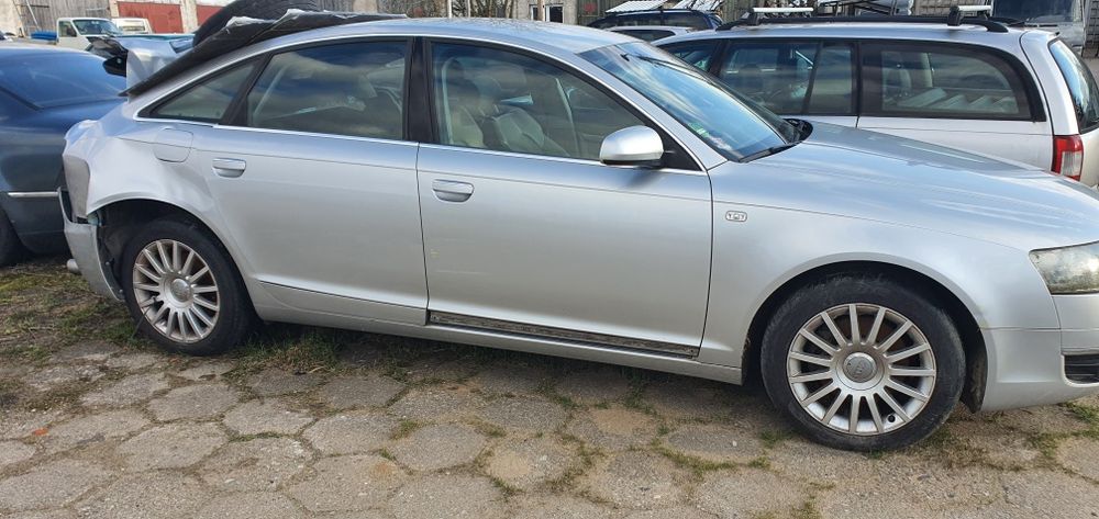 Audi a6 c6 2.4 130kw BDV drzwi LY7W GAC 2005 części blask Gołdap