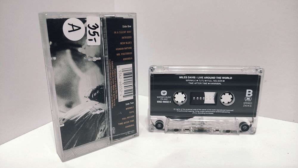 Miles Davis Live Around the Word kaseta audio