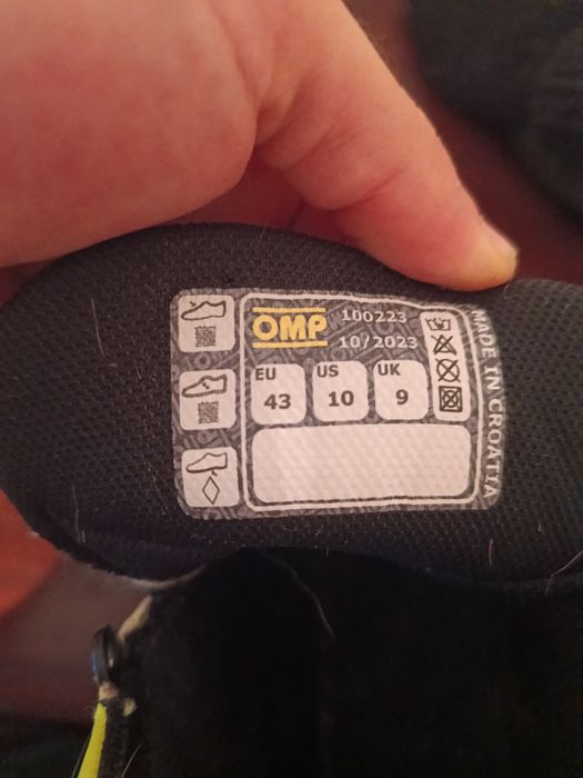 Botas OMP KS-1 simracing/karting tam 43