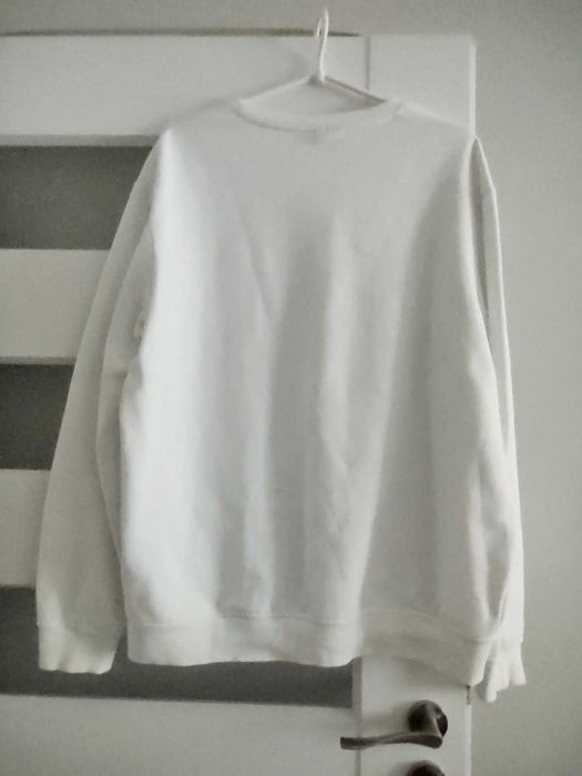 H&M bluza damska L biała bawełna