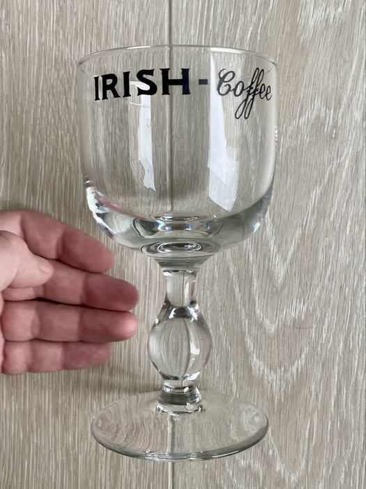 Kieliszek do Irish Coffe żaroodporny vintage stan BDB 0,4l