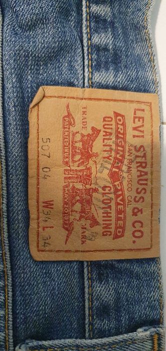 Calças de ganga Levi strauss 507 Boca Larga