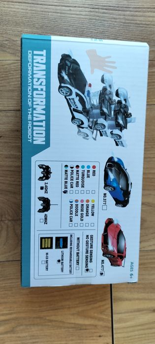 Autko Transformers zdalnie sterowane