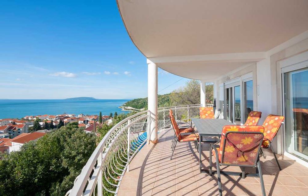 Wakacje, Chorwacja, okolice Makarskiej, apt. z basenem dla 6 osób