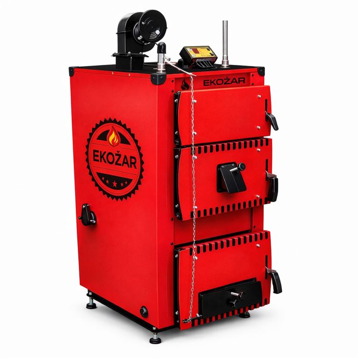 Kocioł Na Drewno Węgiel Ruszt Wodny Nadmuch 12 kw UNI Dostawa