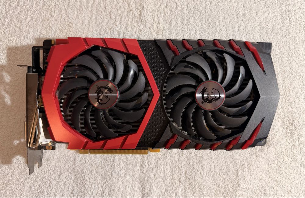 Видеокарта MSI GeForce GTX 1080 Gaming X, 8gb ( Не рабочая )