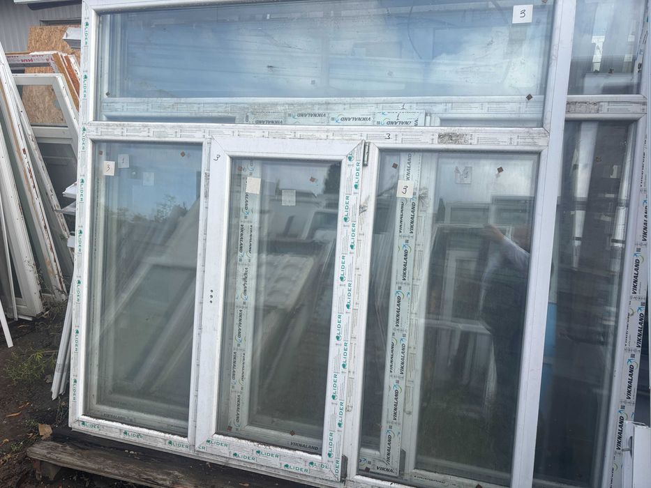 НОВОЕ Окно балконная рама металлопластиковая 1900\1880 3 стекла