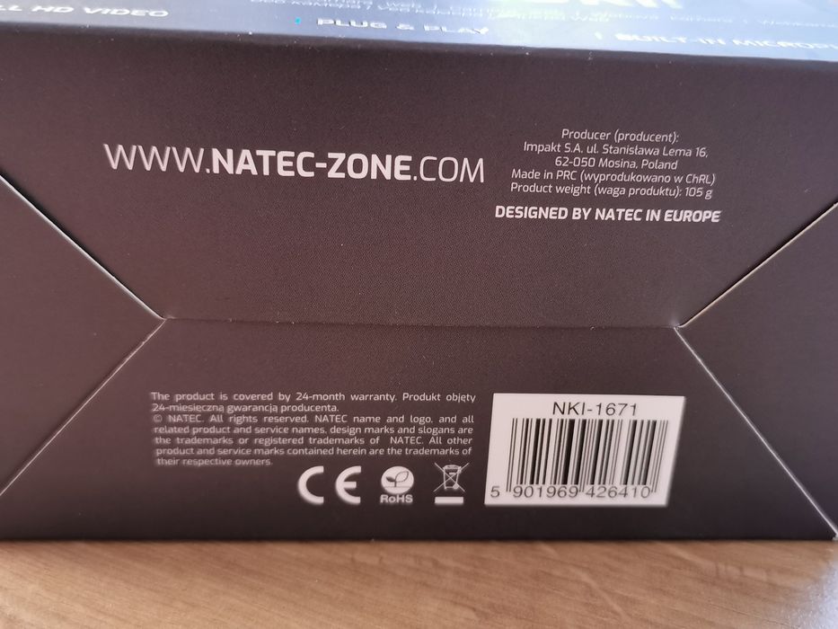 Kamerka internetowa Natec Lori Stan Idealny