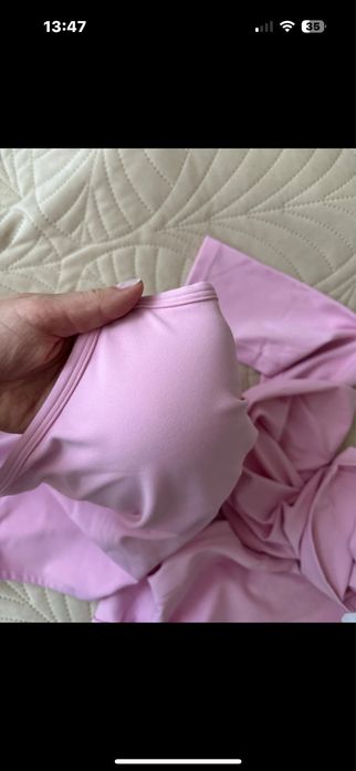 Alo yoga komplet różowy M do cwiczen