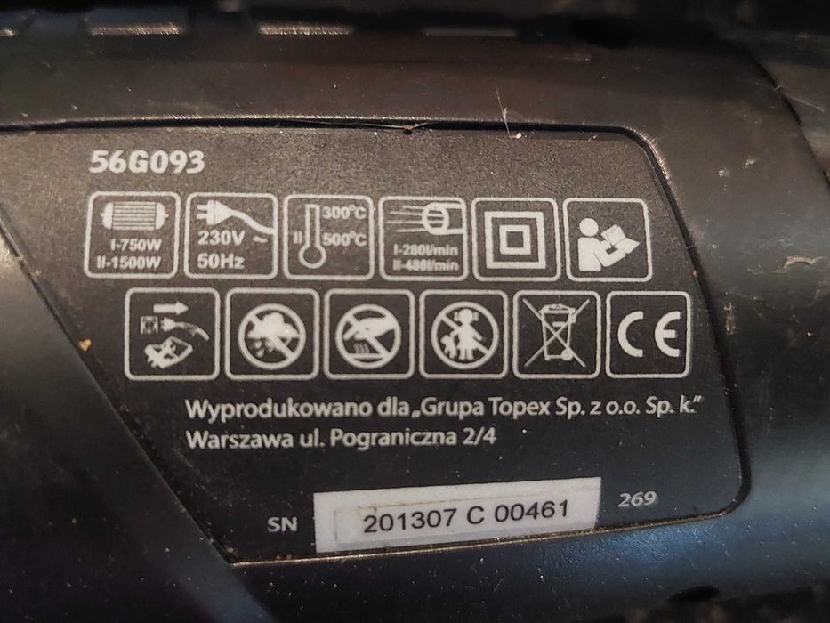 Opalarka 1500W 56g093 / Nowy Lombard / Cz-wa