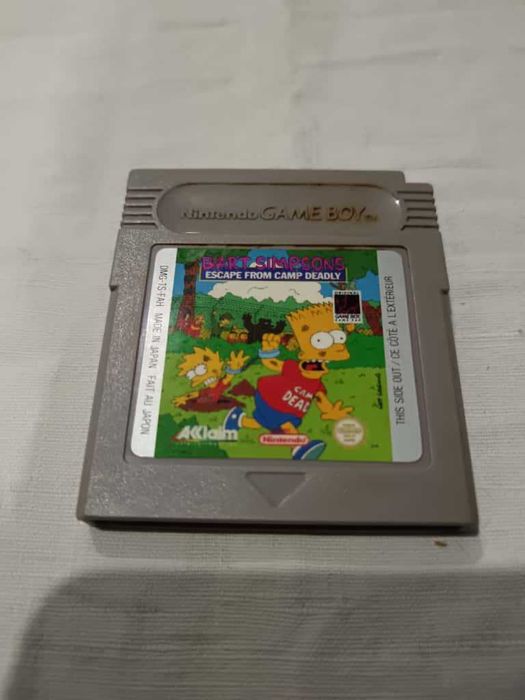 Bart Simpson's Escape from Camp Deadly (Game Boy – PAL, Loose, Tested)64740898193153120