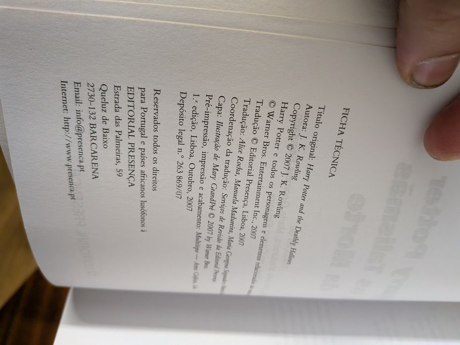 Coleção Harry Potter 1 edições