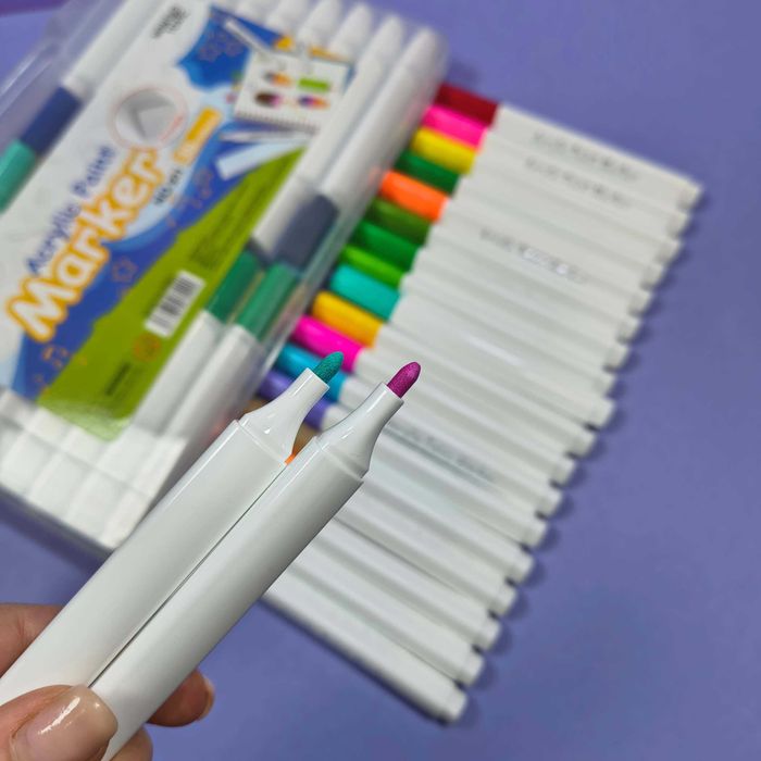 Маркери для розпису на футболках, сумках, чашках, вазах