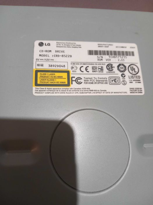 Napęd LG cd-rom typ 8522B.