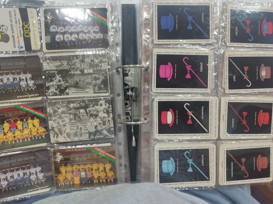 Coleção de calendários de bolso