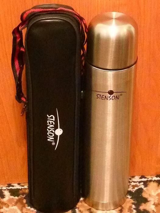 Термос Stenson,1л + термокухоль ТМ 0,4л