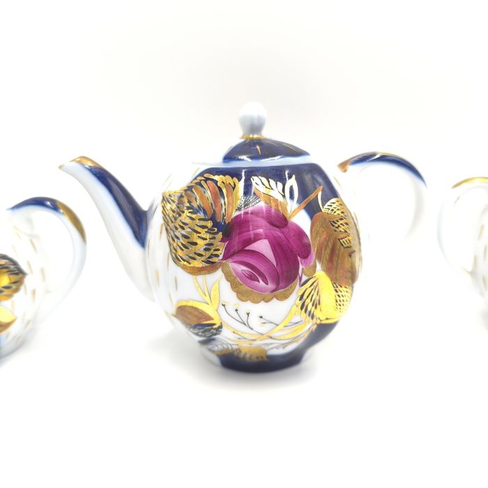 Łomonosow Dzbanek Cukiernica Mlecznik