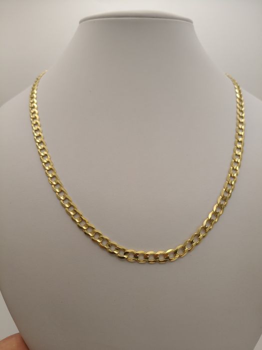 Złoty Łańcuszek Pancerka Pr.585 14K Nowy 55cm