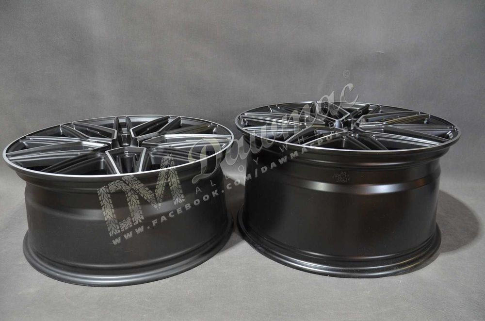 Felgi DM33 20" 8,5J ET30 + 10J ET35 5x120 Matte Black Machine Face