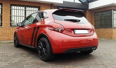 SPOILER DIFUSOR ESCAPE Aba Pala LIP PEUGEOT 208 GTI RC GT-LINE GT LINE