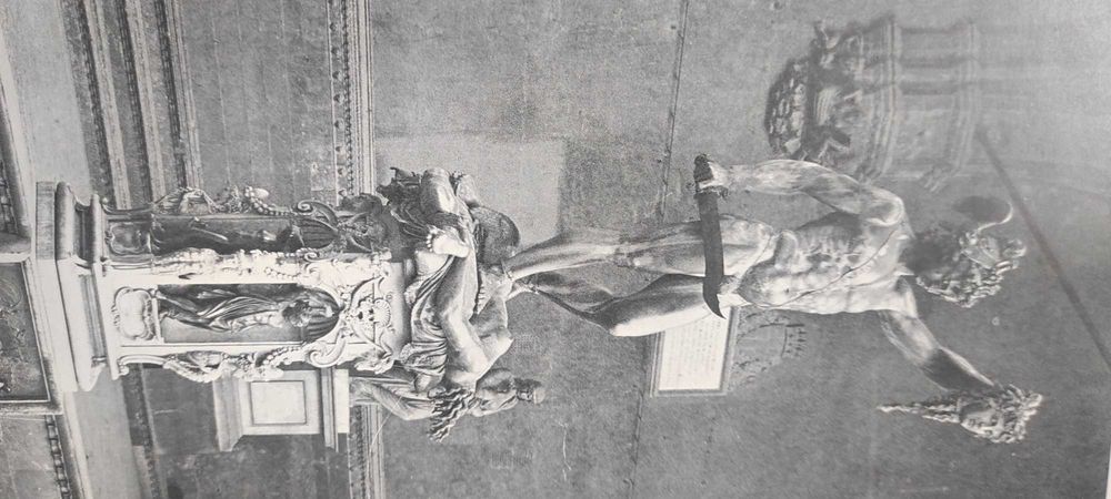 Старинный Огромный редкий фолиант.  Жизнь Микеланджело.  1900 г.