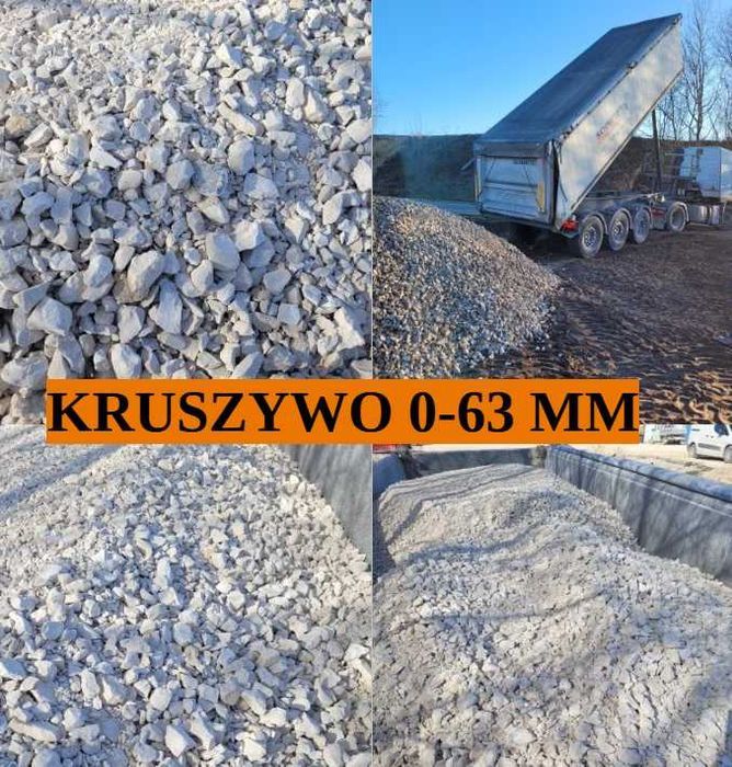 Kruszywo drogowe z dostawą kliniec , tłuczeń , grysy ! Najlepsze ceny!!