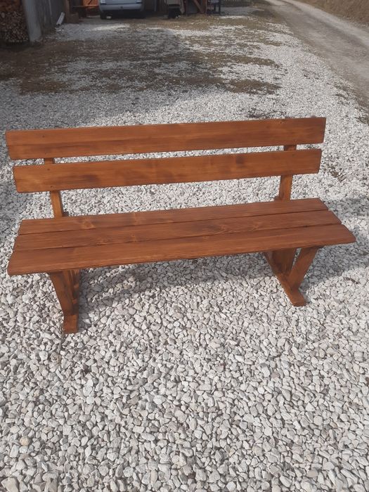 Meble ogrodowe stół + 2 ławki 160cm