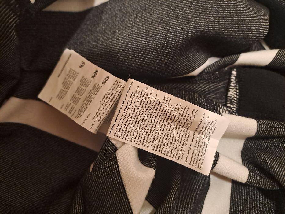 Bluza mohito L czarno biała