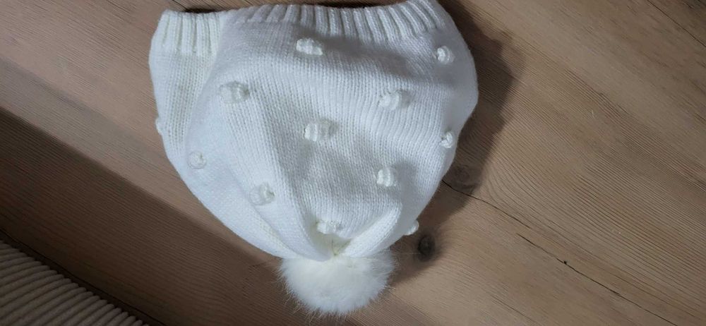 Czapeczka Dziewczęca Disney, dzianinowa, z Królewną Śnieżką