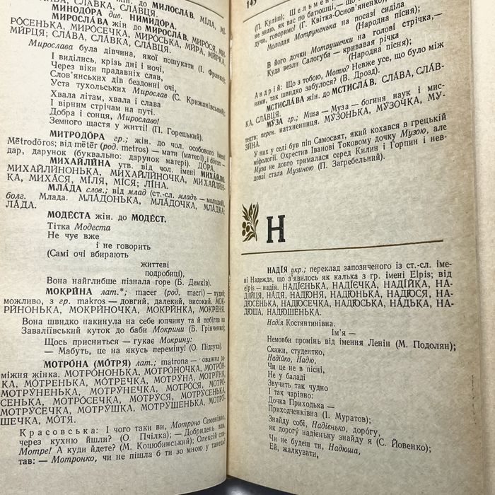 Народний сонник. Власні імена людей.