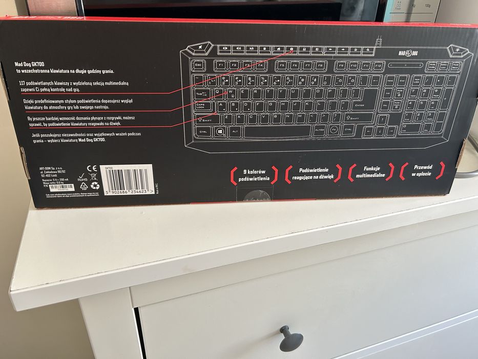 Klawiatura MAD DOG GK700 RGB