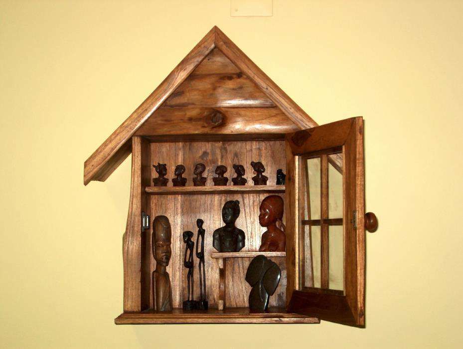 Expositor em Teka, para parede ou de pousar